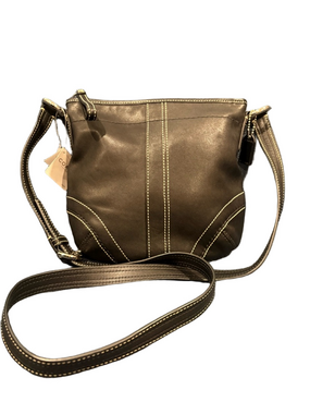 Coach Soho Swing Pack Crossbody Bag NWT Black Leather F40576 Slim Swingpack Y2K